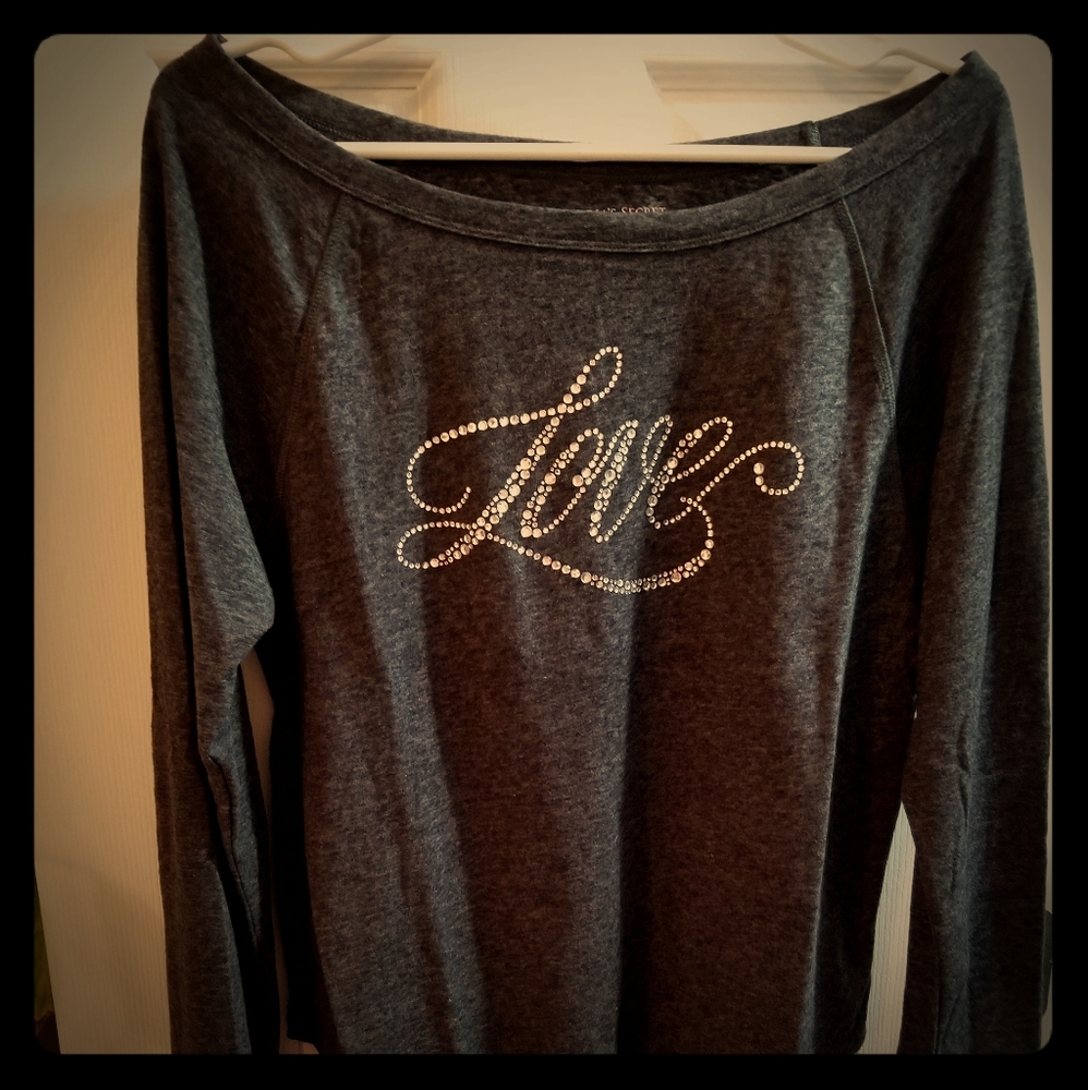 Victoria's Secret Love long sleeve tee